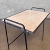 Mid Century Iron & Tile Side Table
