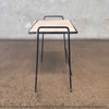 Mid Century Iron & Tile Side Table