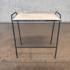Mid Century Iron & Tile Side Table