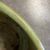 Vintage Green Speckled Gainey Ceramics Planter Pot