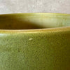 Vintage Green Speckled Gainey Ceramics Planter Pot