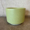 Vintage Green Speckled Gainey Ceramics Planter Pot