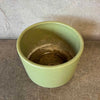 Vintage Green Speckled Gainey Ceramics Planter Pot