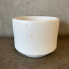 Vintage Small White Gainey Ceramics Painter Pot