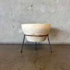 Early Mid Century Modern F-12 Bisque Pot With Original Stand