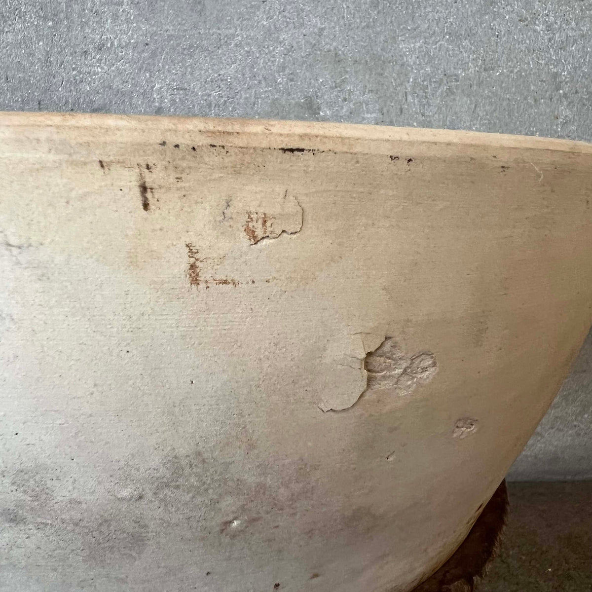 Early Mid Century Modern F-12 Bisque Pot With Original Stand
