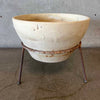 Early Mid Century Modern F-12 Bisque Pot With Original Stand