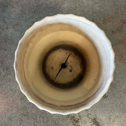 Vintage Mid Century Planter Pot By Bauer - Bisque Finish