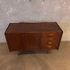Vintage Solid Wood Mid Century Modern Credenza By Conant Ball Furniture Co.