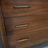 Vintage Mid Century Modern Kent Coffey Perspecta Walnut Highboy Dresser