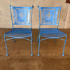 Pair of Vintage Salterini Style Iron Patio Chairs
