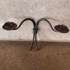 Pair of Wrought Iron Candle Sconces