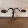 Pair of Wrought Iron Candle Sconces