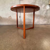 Vintage Mid Century Modern Bernhart Round End Table