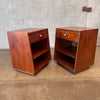 Pair of Drexel Declaration Night Stands Walnut