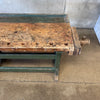 1920's Work Bench/Wood Worker Bench - Great Bar on Desk