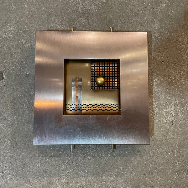 Curtis Jere Mixed Metals Wall Sculpture (#1)