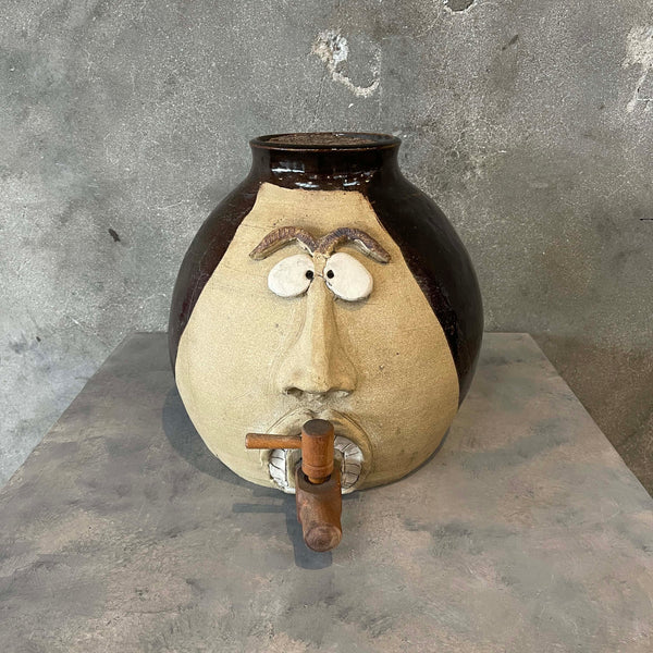 1960's Studio Pottery Face Jug