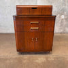 Vintage Hamilton Art Deco Dental Cabinet w/ Glass Top