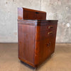 Vintage Hamilton Art Deco Dental Cabinet w/ Glass Top