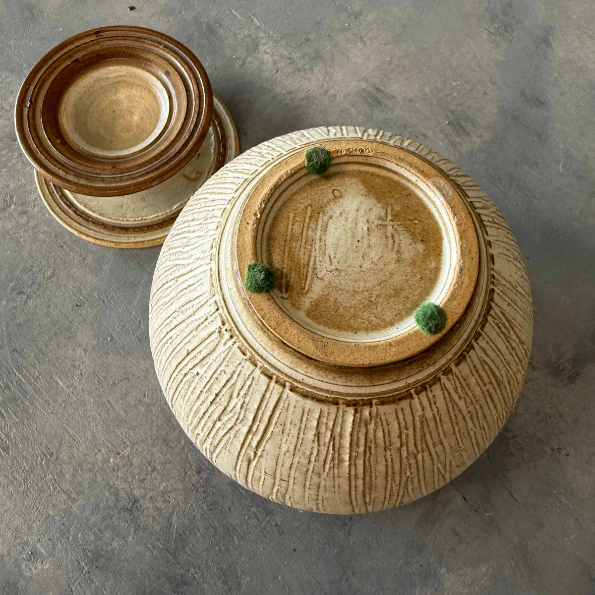 Lidded Ceramic Vessel By Frank Willett