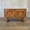 Mid Century Sled Base Credenza