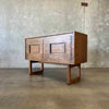 Mid Century Sled Base Credenza