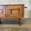 Mid Century Sled Base Credenza