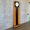 80's Reproduction of Biedermeier Longcase Clock With Quartz Movement