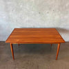 Vintage Mid Century Modern Teak Danish Dining Table