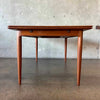 Vintage Mid Century Modern Teak Danish Dining Table