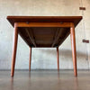 Vintage Mid Century Modern Teak Danish Dining Table