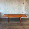 Vintage Mid Century Modern Teak Danish Dining Table
