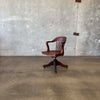 Antique Oak Desk Chair #1