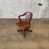 Antique Oak Desk Chair #1