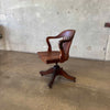 Antique Oak Desk Chair #1