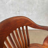 Antique Oak Desk Chair #1