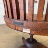 Antique Oak Desk Chair #1