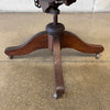 Antique Oak Desk Chair #1