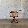 Antique Oak Desk Chair #2