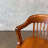 Antique Oak Desk Chair #2