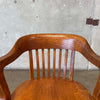 Antique Oak Desk Chair #2