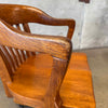 Antique Oak Desk Chair #2