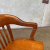Antique Oak Desk Chair #2