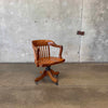 Antique Oak Desk Chair #2