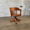Antique Oak Desk Chair #2