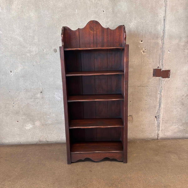 Spanish Revival Bookcase - 1930s Del Rey Mahogany - HOLD