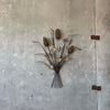 Vintage Torch Cut Cat Tails Sculpture - 1970s