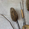 Vintage Torch Cut Cat Tails Sculpture - 1970s