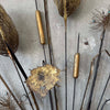 Vintage Torch Cut Cat Tails Sculpture - 1970s